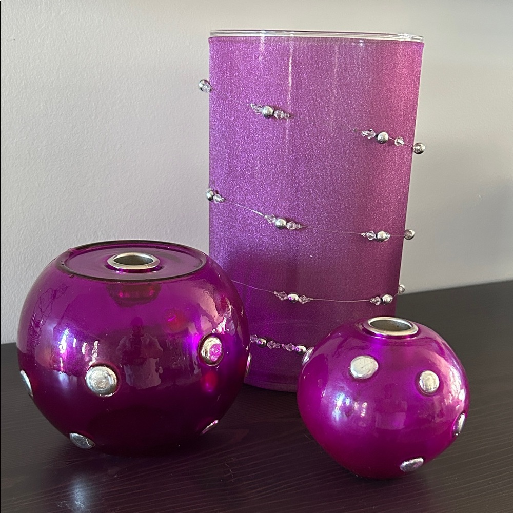 3 Candle Holders
